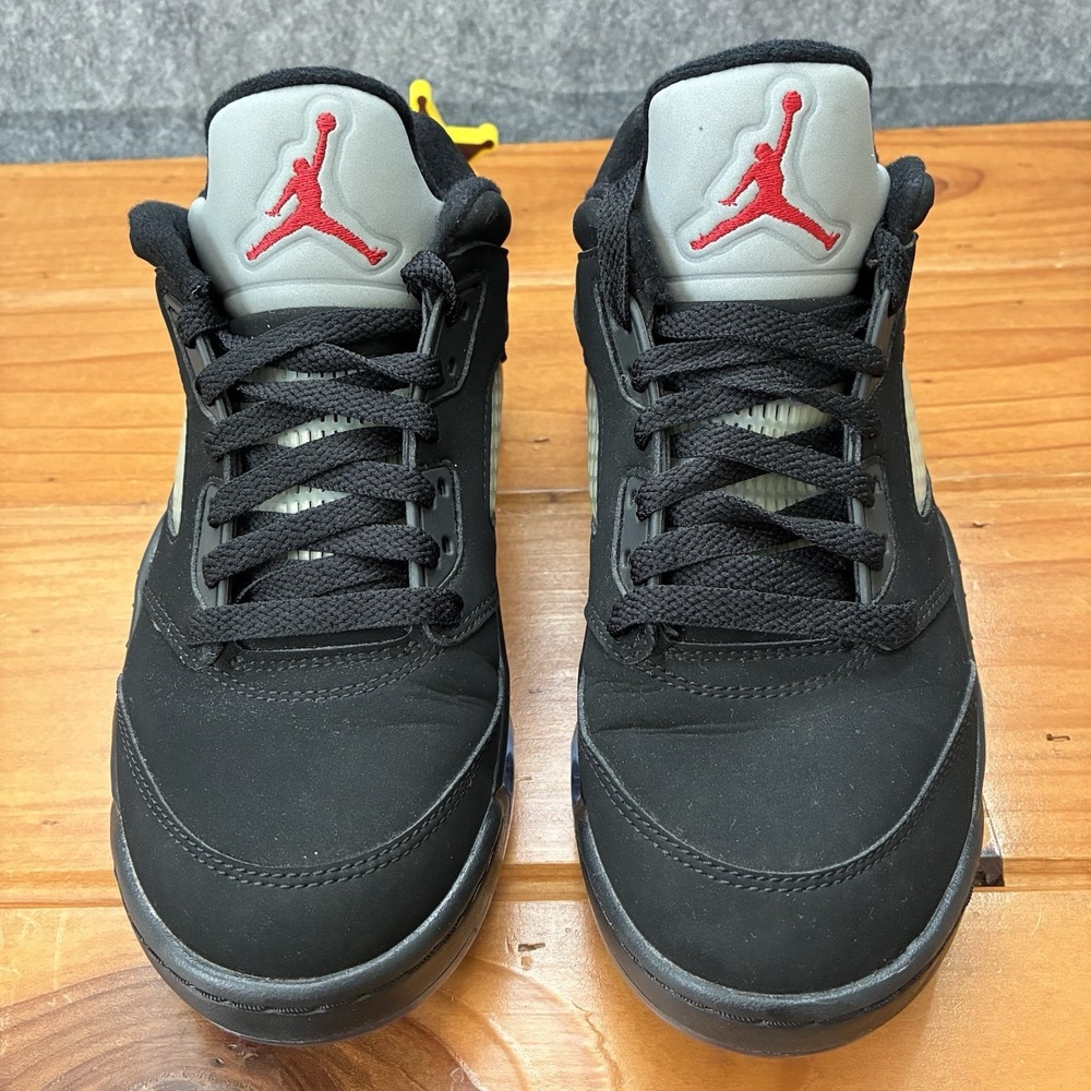 Nike Air Jordan 5 Golf Low Mens 5.5 / Womens 7 Black Metallic CU4523-003 Spikes - Picture 4 of 16